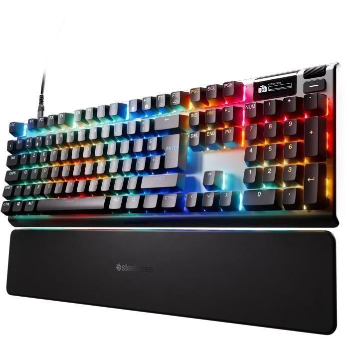 Teclado mecánico para juegos con cable - STEELSERIES - APEX PRO GEN 3 - Negro 2 Teclado mecánico para juegos con cable - STEELSERIES - APEX PRO GEN 3 - Negro 2