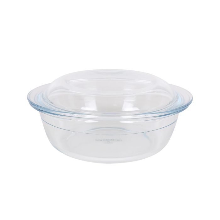 Quttin Cacerola de Vidrio Redonda con Tapa 1.6L + 0.5L (3 Unidades) 3