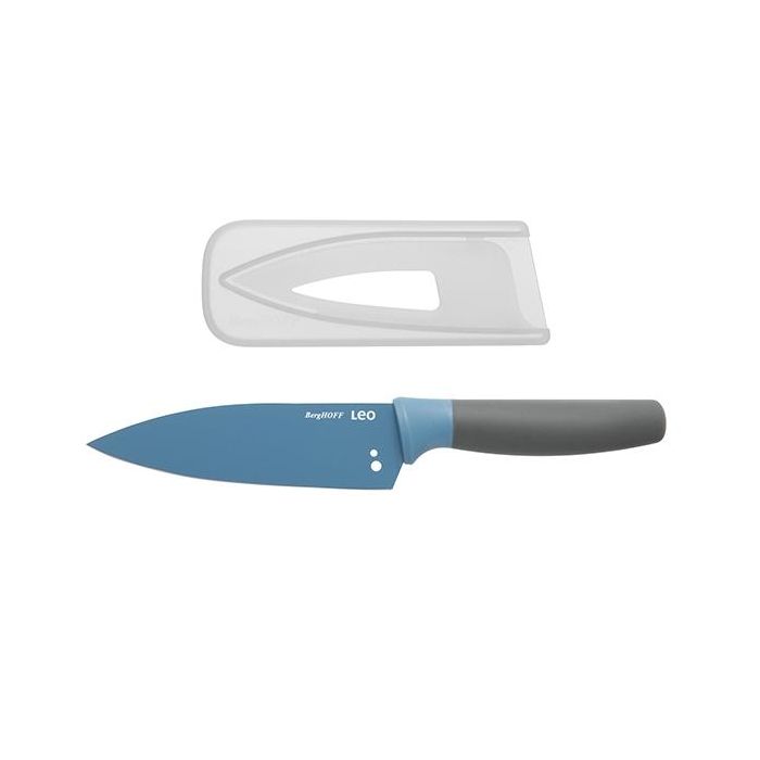 Berghoff 3950106 Cuchillo Cocinero con Pelador Hierbas Azul 14 cm Antiadherente Berghoff 3950106 Cuchillo Cocinero con Pelador Hierbas Azul 14 cm Antiadherente