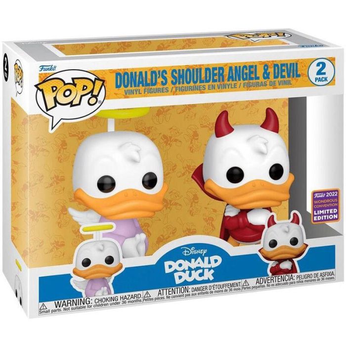 Blister 2 Figuras POP Disney Donald Duck - Donald Angel & Devil Exclusive 0 Blister 2 Figuras POP Disney Donald Duck - Donald Angel & Devil Exclusive 0