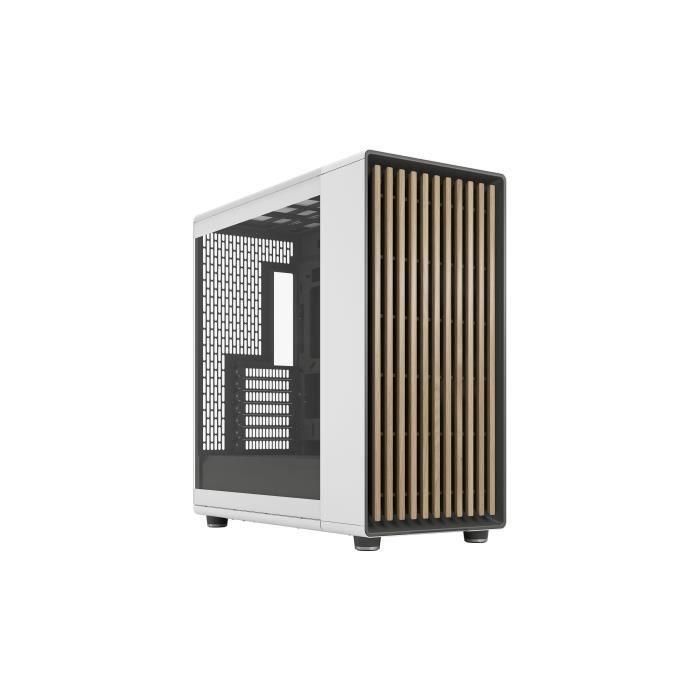 Fractal Design FRA7340172709473 Caja PC Torre ATX North XL RC Chalk White con Panel Cristal Templado (TG), USB-C y 2x USB 3.0