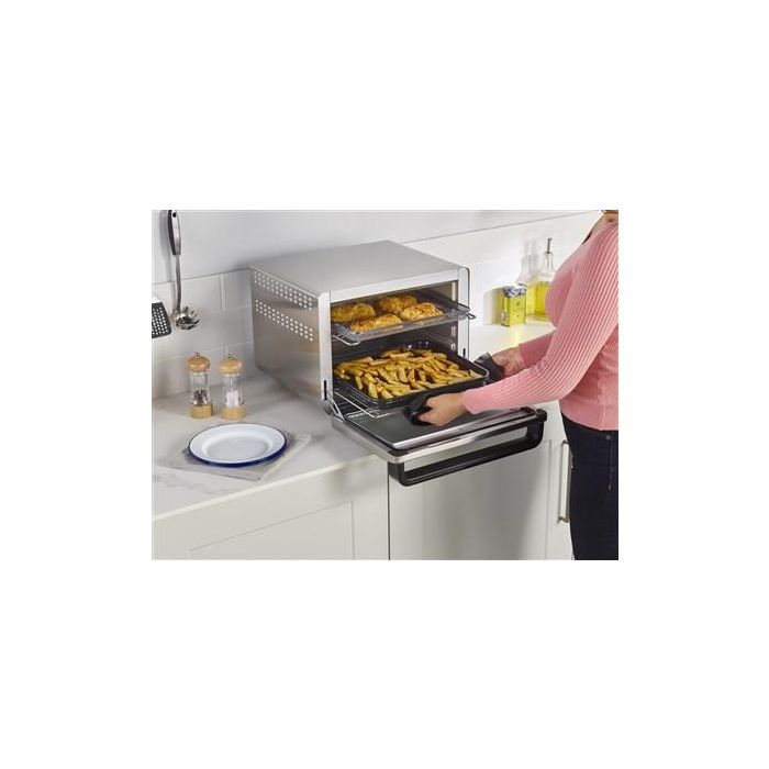 Ninja Horno de Sobremesa Multifunción 10 en 1 con Tecnología True Surround Convection para Cocción Rápida y Uniforme 10