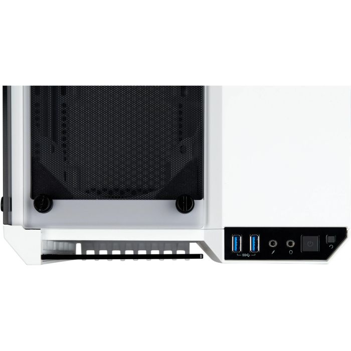 Corsair Torre PC Crystal Series 280X RGB con Ventana de Cristal Templado Blanca 23