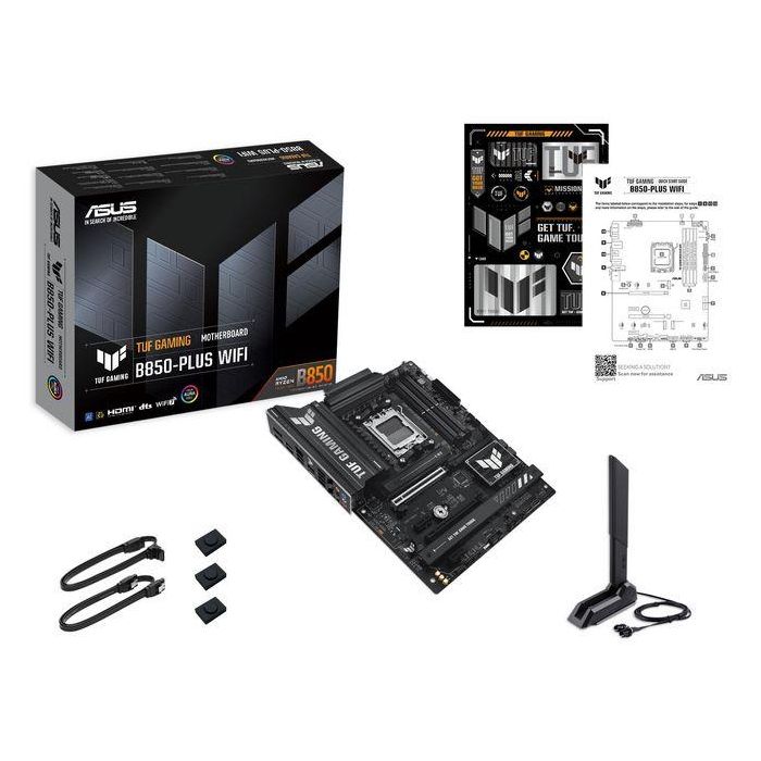 Asus TUF GAMING B850-PLUS WiFi Placa Base ATX AMD B850 Zócalo AM5 DDR5 Wi-Fi 7 5