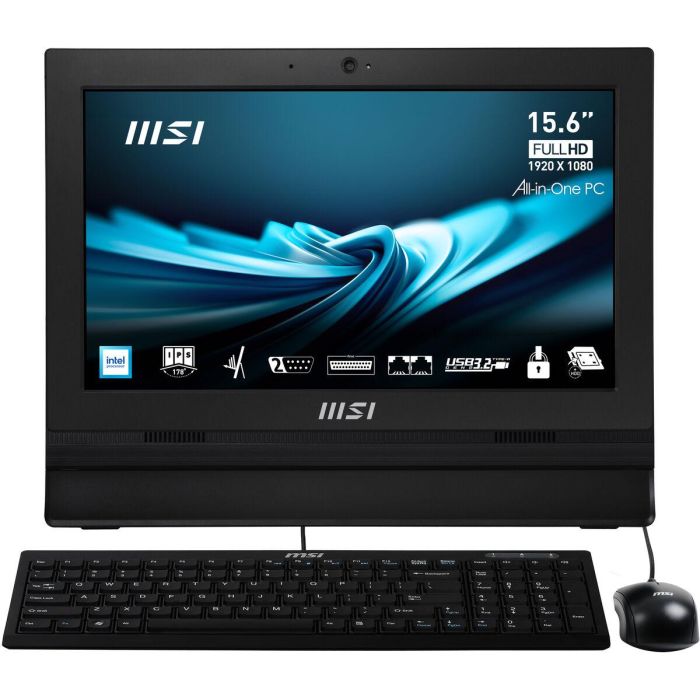 MSI Ordenador All In One Pro AP162T-007XES Intel N100 4GB 256GB SSD 15" Táctil Negro 2