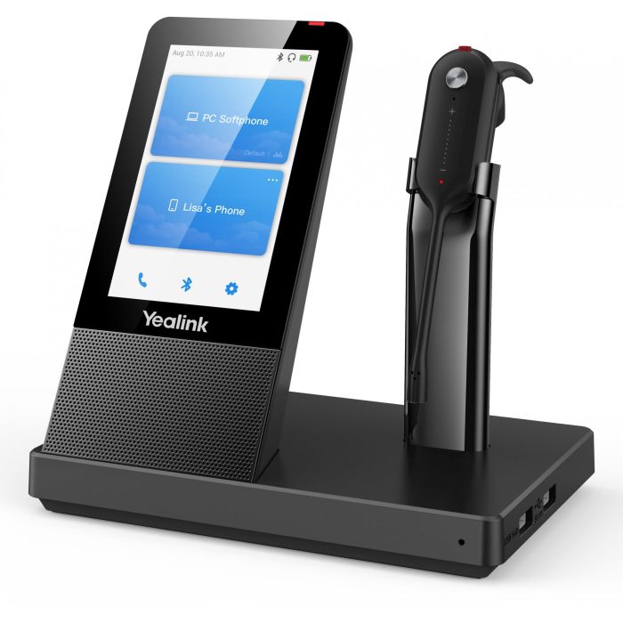 Yealink WH67 UC DECT Auriculares Inalámbricos Bluetooth con Base Táctil y Carga Inalámbrica para Oficina y Centro de Llamadas 4 Yealink WH67 UC DECT Auriculares Inalámbricos Bluetooth con Base Táctil y Carga Inalámbrica para Oficina y Centro de Llamadas 4