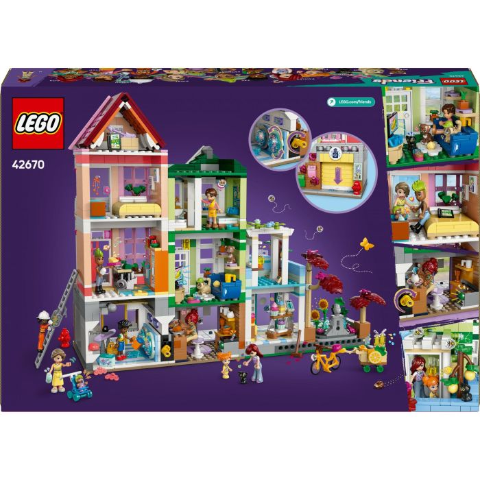 LEGO 42670 Friends Apartamentos y tiendas de Heartlake City Juego creativo para niñas 5