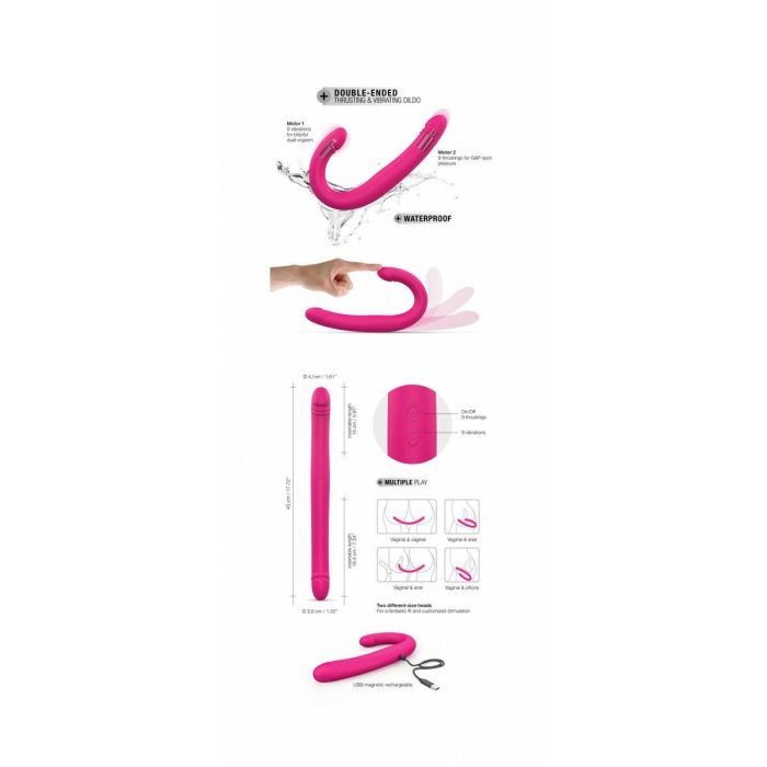 Vibrador Dorcel DOR216 Rosa 3 Vibrador Dorcel DOR216 Rosa 3