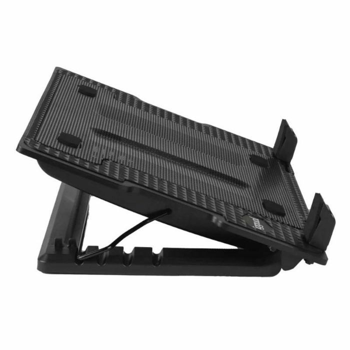 Base de Refrigeración para Portátil iggual IGG319369 Negro 1 Base de Refrigeración para Portátil iggual IGG319369 Negro 1