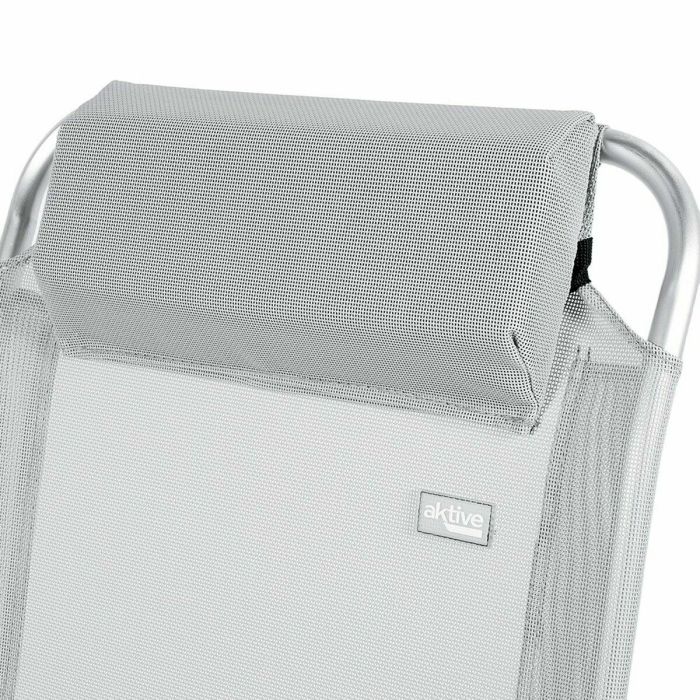 Silla Plegable Aktive Reclinable Gris 44 x 101 x 55 cm 3 Silla Plegable Aktive Reclinable Gris 44 x 101 x 55 cm 3