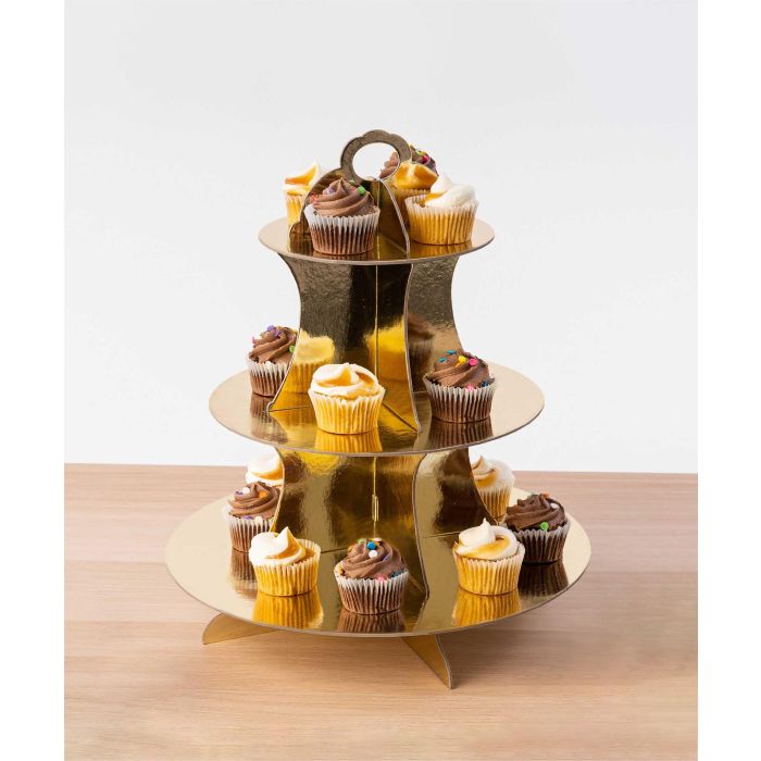 Base para Repostería de 3 Niveles - 16, 23, 30 cm - Algon (24 Unidades) 3 Base para Repostería de 3 Niveles - 16, 23, 30 cm - Algon (24 Unidades) 3