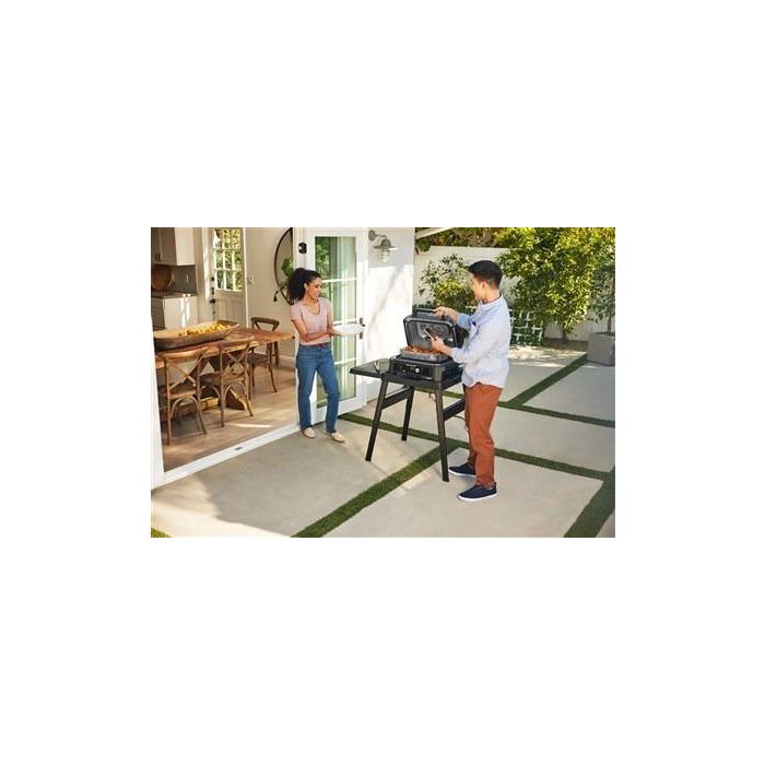 Ninja OG901EU Barbacoa Eléctrica de Exterior con Ahumador y Freidora de Aire ProConnect XL 13 Ninja OG901EU Barbacoa Eléctrica de Exterior con Ahumador y Freidora de Aire ProConnect XL 13