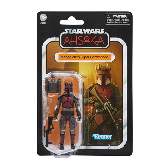 Hasbro Star Wars The Vintage Collection Supercomando Mandaloriano Ahsoka Figura de Acción 9,5 cm Coleccionista Premium