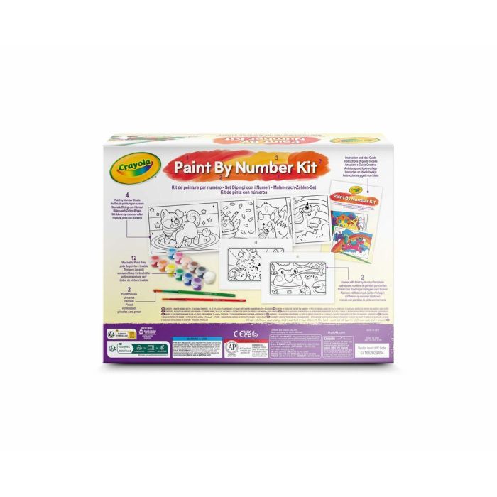 Crayola Mis Primeras Creaciones - Set Pinta por Números para Niños a partir de 5 años 5 Crayola Mis Primeras Creaciones - Set Pinta por Números para Niños a partir de 5 años 5