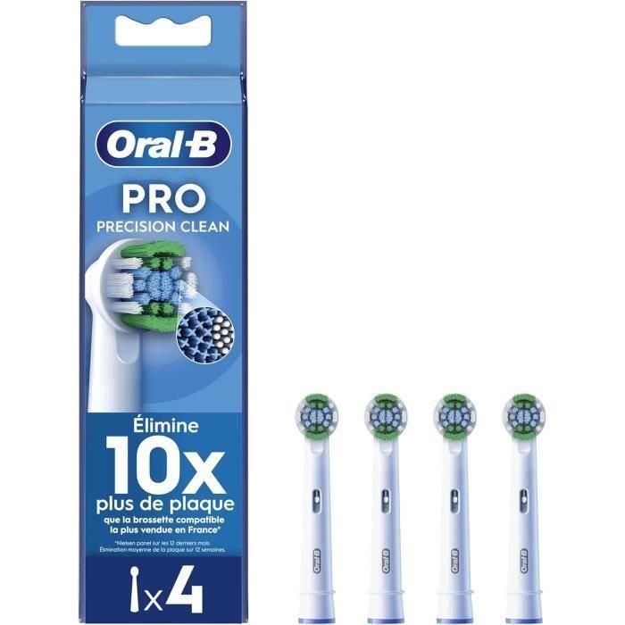 Oral-B ORA8006540895351 Cabezales de cepillo de dientes Pro Precision Clean, paquete de 4 unidades