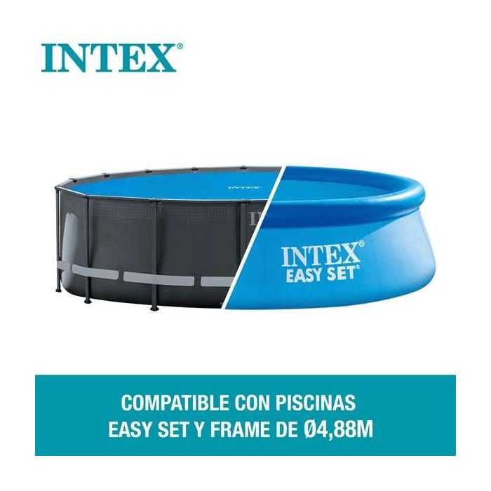Intex Cobertor Solar Piscina Easy Set/Frame Diámetro 488 cm PVC 13