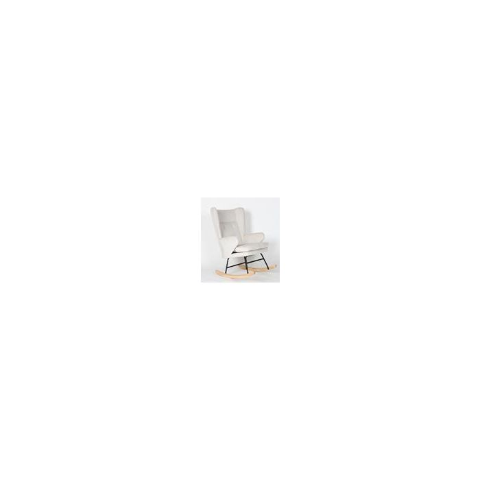 DKD Home Decor Butaca Scandi Beige Natural Poliéster y Madera Desmontable | 67x70x95 cm (Ancho x Largo x Alto) | Asiento 42 cm 1