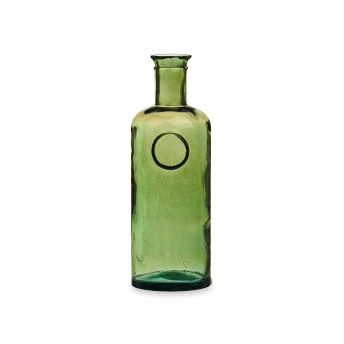 Botella Decorativa Vidrio Stamp 35 Cm Verde Giftdecor (6 Unidades) 2 Botella Decorativa Vidrio Stamp 35 Cm Verde Giftdecor (6 Unidades) 2