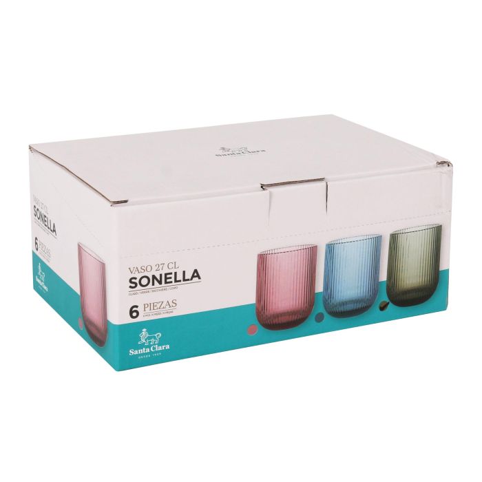 Vaso Sonella 270 cc Verde - Santa Clara (48 Unidades) 5 Vaso Sonella 270 cc Verde - Santa Clara (48 Unidades) 5