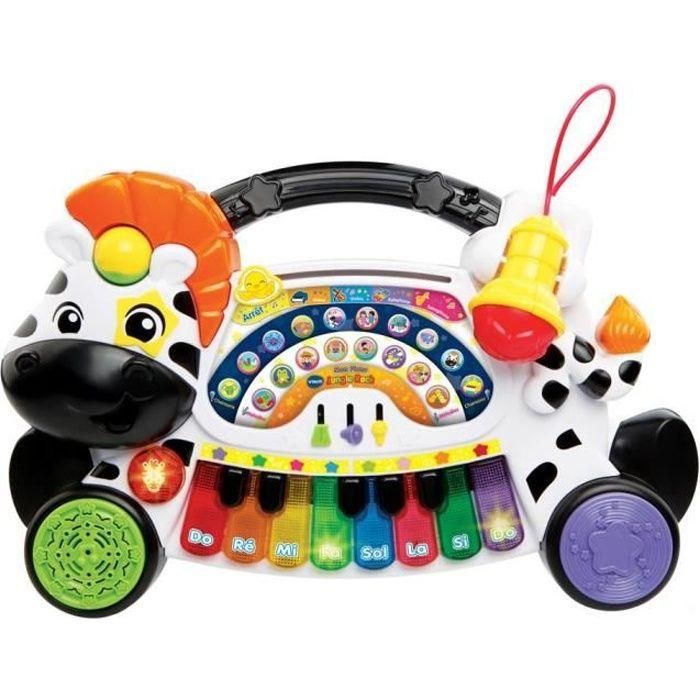 VTECH BABY - Jungle Rock - Zebre Piano - Juguete musical para niños VTECH BABY - Jungle Rock - Zebre Piano - Juguete musical para niños