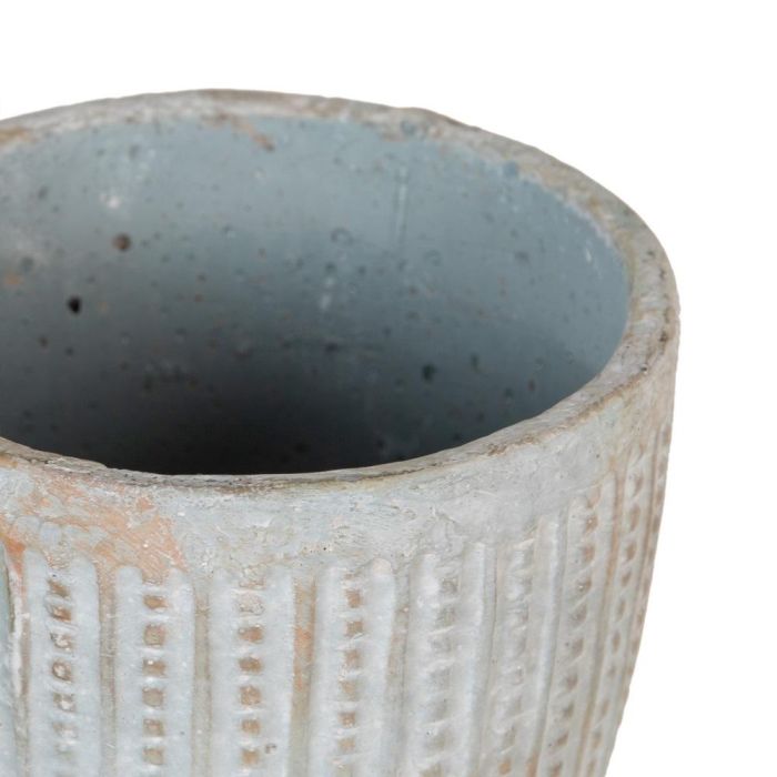 Macetero Cemento Decoración 14 X 14 X 14 cm