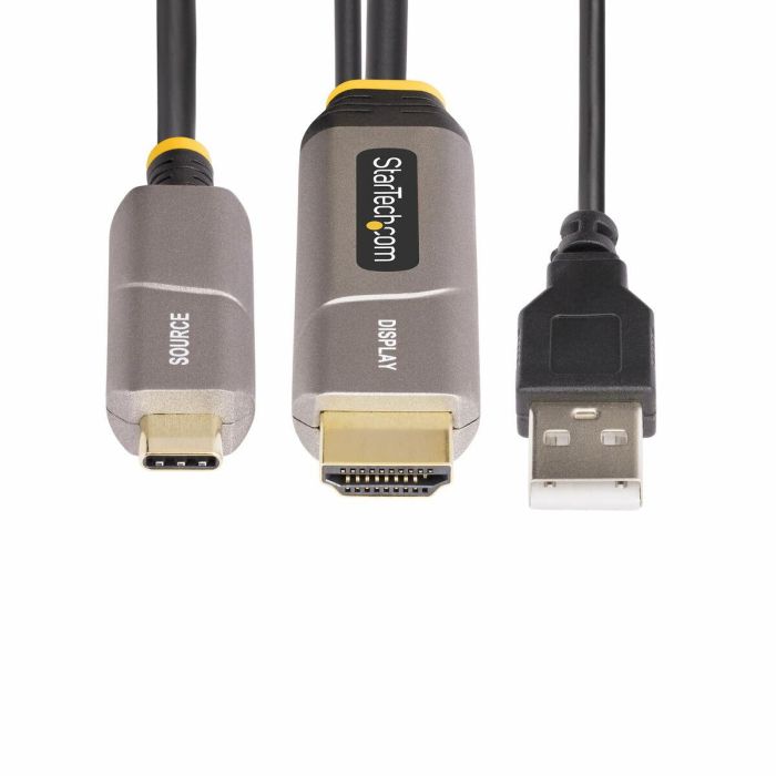 Cable USB Startech 145B-USBC-HDMI4K-AOC Negro 6 Cable USB Startech 145B-USBC-HDMI4K-AOC Negro 6