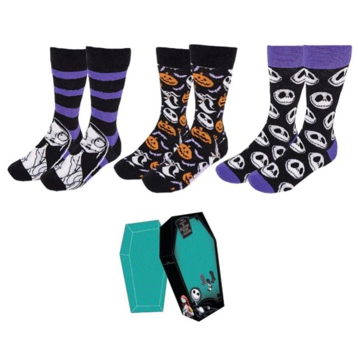 Calcetines pack 3 piezas nightmare before christmas ( talla 35-41)