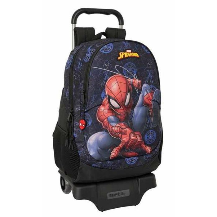 Mochila Safta Mod. 665 Con Carro 905 Spider-Man Attack 440x320x160 mm 0 Mochila Safta Mod. 665 Con Carro 905 Spider-Man Attack 440x320x160 mm 0