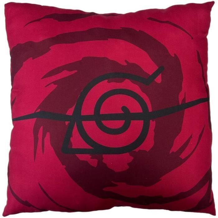 Naruto AAAWI32488 Cojín de doble cara Cuadrado NARUTO SHIPPUDEN Akatsuki Microfibra 40 x 40 cm