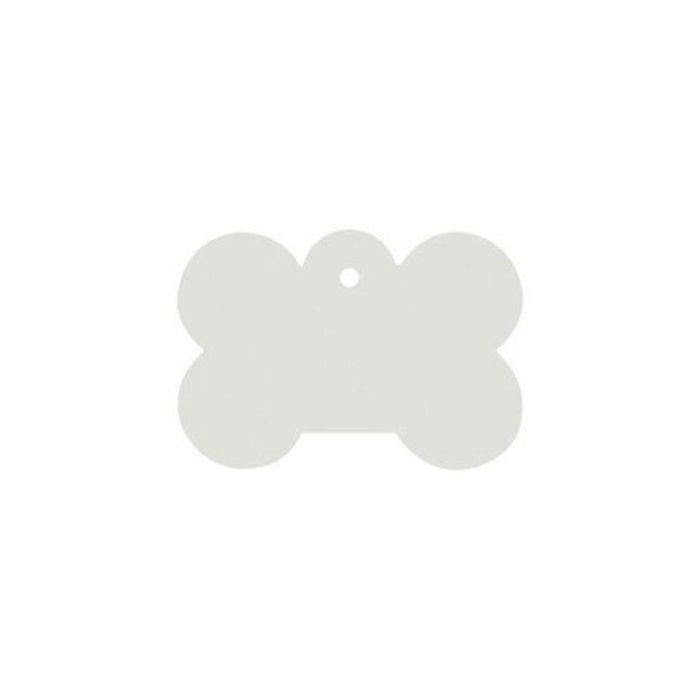 Placa identificativa para collar Imarc Bone Blanco 1