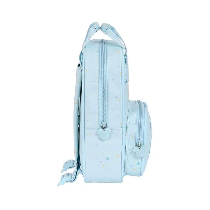 Mochila Escolar Mickey Mouse Clubhouse Azul claro 20 x 28 x 8 cm 2 Mochila Escolar Mickey Mouse Clubhouse Azul claro 20 x 28 x 8 cm 2