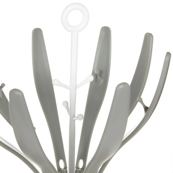 BEABA Escurridor Plegable para Biberones con Goteo Flor Gris 2