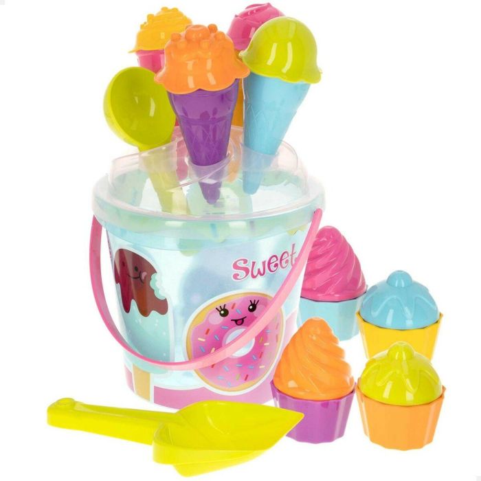 Set de Juguetes de Playa Colorbaby Polipropileno (15 Unidades) 3 Set de Juguetes de Playa Colorbaby Polipropileno (15 Unidades) 3
