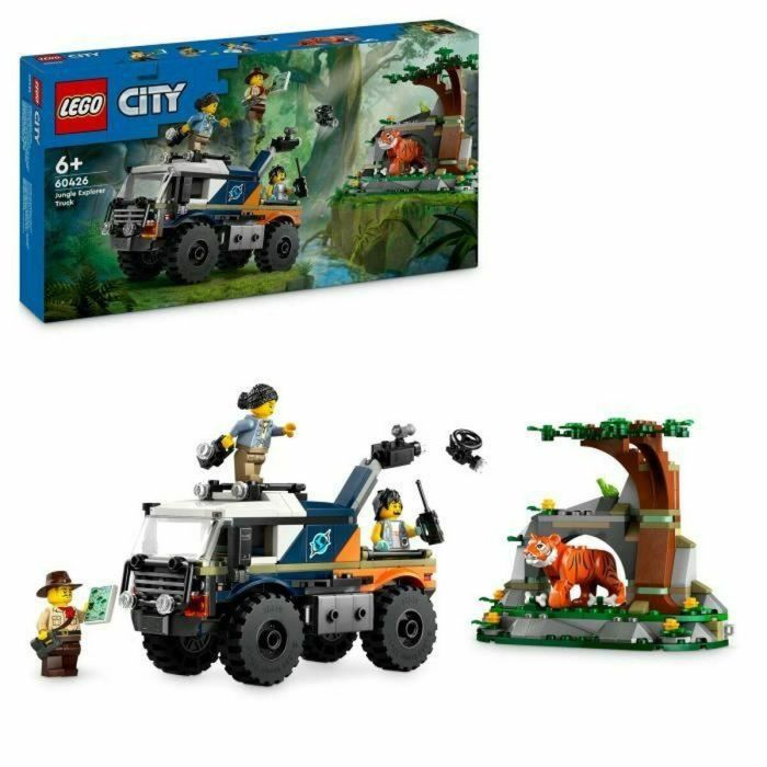 LEGO City 60426 Camión Todoterreno Explorador de la Selva, Juguete para niños, Edad 6