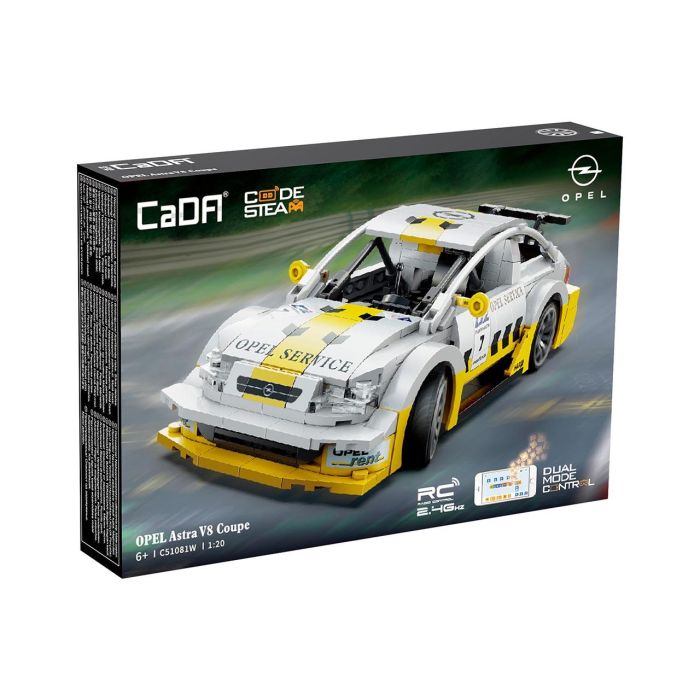 CaDA Opel Astra V8 Coupe Escala 1:20 C51081W – Coche de Rally 330 Piezas con Control Remoto 2.4G y App 4