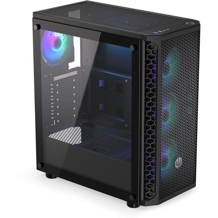 ENDORFY Signum 300 ARGB Black Torre PC ATX/micro ATX/Mini-ITX, Negra con Iluminación Multi y Ventana Lateral 24 ENDORFY Signum 300 ARGB Black Torre PC ATX/micro ATX/Mini-ITX, Negra con Iluminación Multi y Ventana Lateral 24