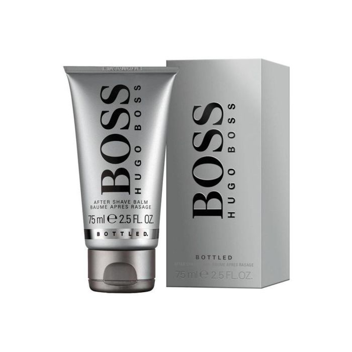 Hugo Boss BOSS BOTTLED Bálsamo After Shave Hombre 75ml - Calmante, Hidratante, para Todo Tipo de Pieles con Fragancia Amaderada Especiada