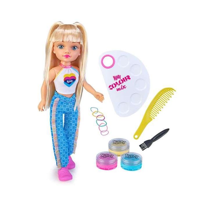 Muñeca nancy colour mix 43 cm. incluye un kit con 3 acuarelas 4 Muñeca nancy colour mix 43 cm. incluye un kit con 3 acuarelas 4