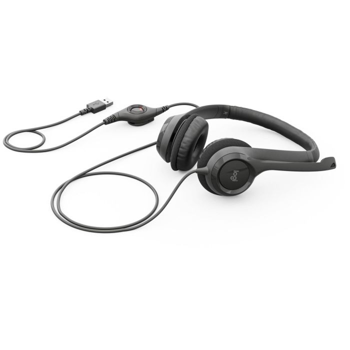 Logitech H390 Auriculares USB para PC con Micrófono Cancelación Ruido, Controles en Línea y Audio Digital Sintonizado por Láser 0 Logitech H390 Auriculares USB para PC con Micrófono Cancelación Ruido, Controles en Línea y Audio Digital Sintonizado por Láser 0