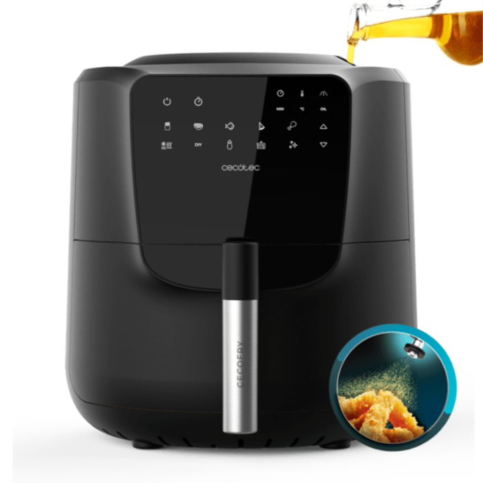 Cecotec 03300 freidora Sencillo 5,5 L Independiente 1550 W Freidora baja en grasa Negro Cecotec 03300 freidora Sencillo 5,5 L Independiente 1550 W Freidora baja en grasa Negro