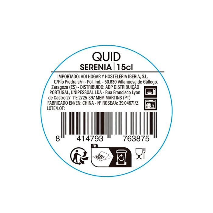 Taza Doble Pared Vidrio Serenia Quid 15 cL 4 Taza Doble Pared Vidrio Serenia Quid 15 cL 4