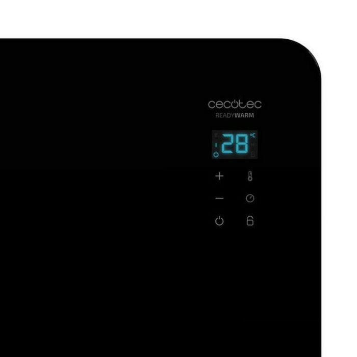 Calefactor Eléctrico de Convección Cecotec Ready Warm 6670 Crystal Connection 1000W WiFi Negro 1000 W 0 Calefactor Eléctrico de Convección Cecotec Ready Warm 6670 Crystal Connection 1000W WiFi Negro 1000 W 0