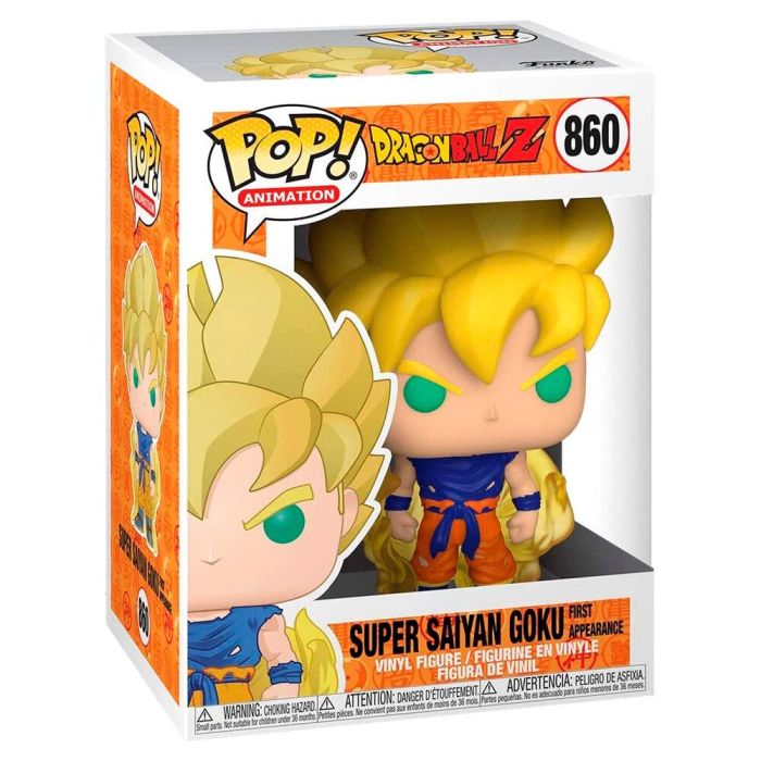 Funko 48600 Pop! Figura de Vinilo Super Saiyan Goku (First Appearance) Dragon Ball Z - 9 cm 1 Funko 48600 Pop! Figura de Vinilo Super Saiyan Goku (First Appearance) Dragon Ball Z - 9 cm 1