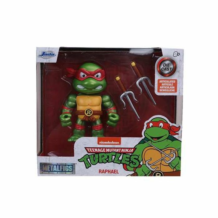 Figura de metal tortugas ninja raphael 10 cm 2