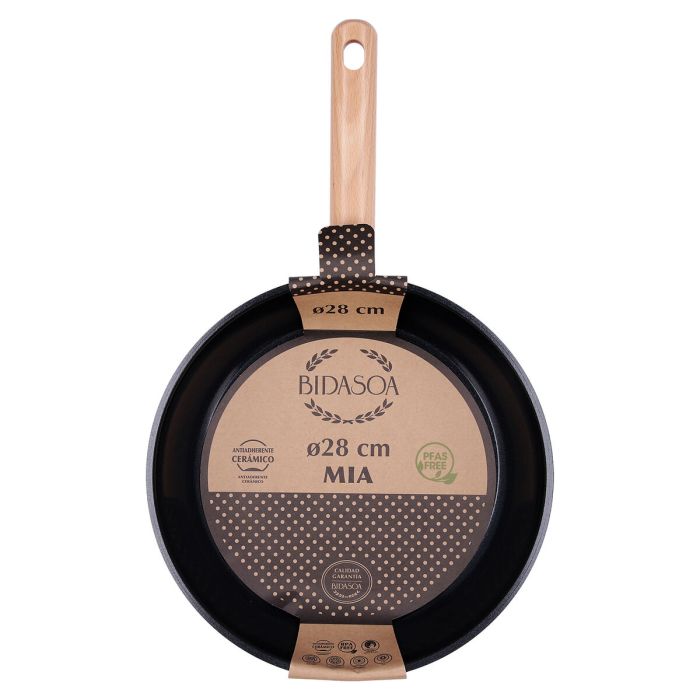 Sartén Bidasoa Mia Gris Metal Ø 28 cm (6 Unidades)