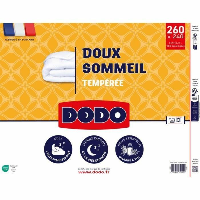 Dodo DOD3307419759442 Edredón Templado Sweet Sleep 300 g/m² 240 x 260 cm Blanco 1