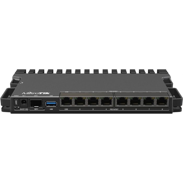 MikroTik RB5009UG+S+IN Router Inalámbrico con 7 Puertos Gigabit Ethernet y 1 Puerto SFP+ Negro 2
