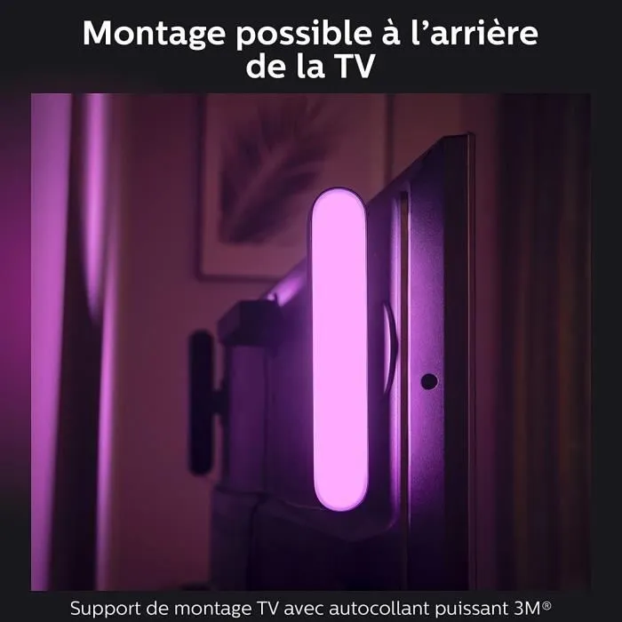 Philips Hue Play White & Color Ambiance Kit X 1 Luz LED para Gaming y Hogar, Compatible con Alexa, Google Assistant y Apple Homekit 4