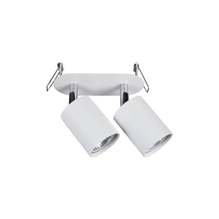 Foco de Techo Decorativo Eye Blanco 2xGU10 Sin Bombilla MIM-9395 Foco de Techo Decorativo Eye Blanco 2xGU10 Sin Bombilla MIM-9395