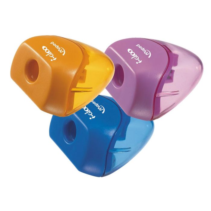 Sacapuntas Maped Plastico Ergonomico Iglu 1 Uso Colores Surtidos 30 unidades 1